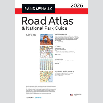 Rand McNally Road Atlas & National Park Guide 2026: United States, Canada, Mexico
