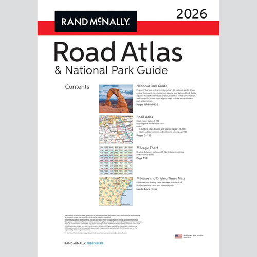 Rand McNally Road Atlas & National Park Guide 2026: United States, Canada, Mexico