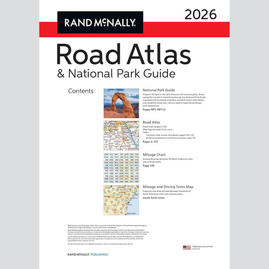 Rand McNally Road Atlas & National Park Guide 2026: United States, Canada, Mexico