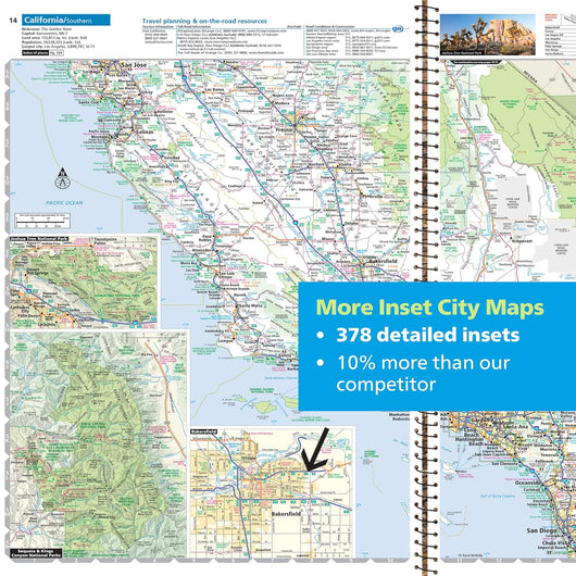 Rand McNally Road Atlas & National Park Guide 2026: United States, Canada, Mexico