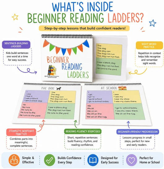 Beginner Reading Ladders: Activity Book for Early Readers